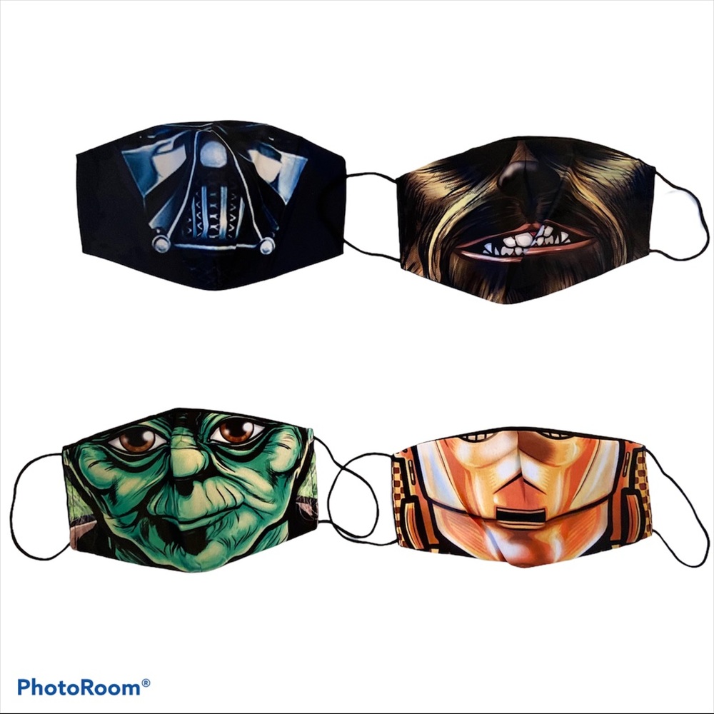 4 Stars Wars Face Mask